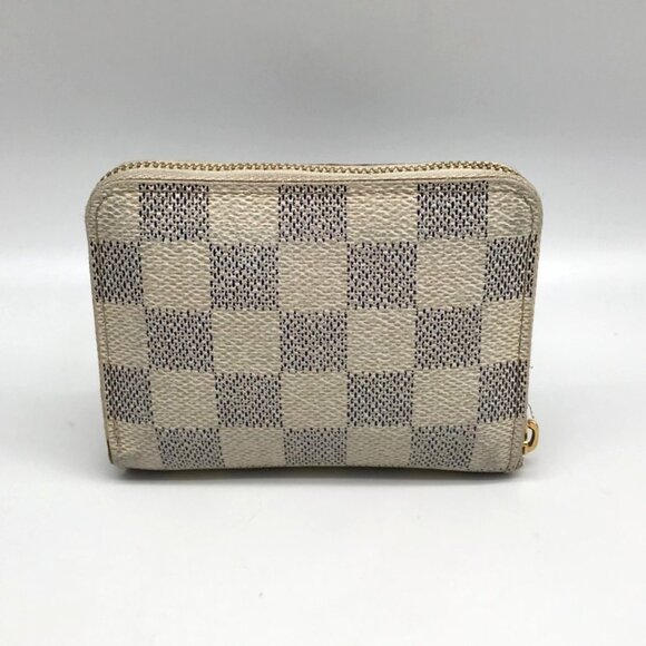 Louis Vuitton Damier Azur Zippy Coated Canvas Coin Wallet - Picture 2 of 12